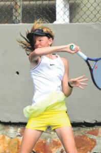 Jong tennisspeler van Durbanville mik hoog