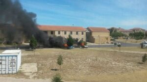 Cars set ablaze at CPUT