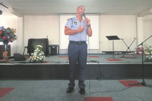 Prayer service held for men and women in blue