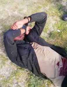 Five arrests after cop shootout