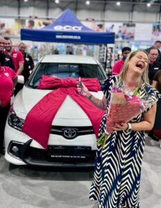 Bothasig mom wins brand-new Toyota Starlet after buying a swimming pool