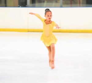 Little figure skater Ziya has a dream