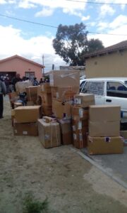 Five suspects arrested after hijacking a truck