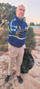 Community cleans up dumping site