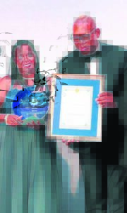 Police woman honoured for netball achievements