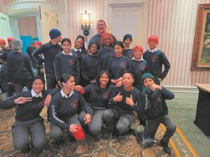 Volunteers pack meals on Madiba Day