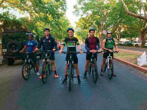 Matie students cycling for the sake of others