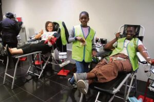 Special blood drive draws many
