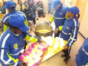 Elsies River CPF and the Community in Blue  launches soup initiative at health centres