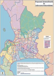 Stad pas grense van Kuilsrivier-subraad aan