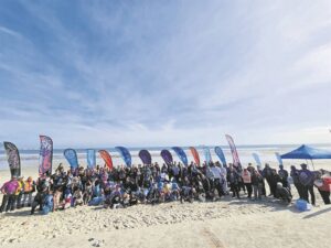 Final beach-clean-up flags go up for Save a Fishie, cleaning 111 beaches