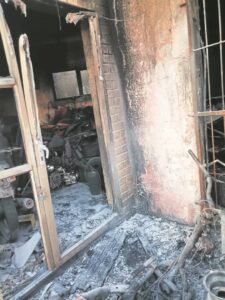 ‘We need to start from scratch’: Petrol bomb destroys family business