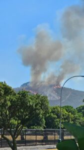 Brand woed op Tygerberg-heuwel