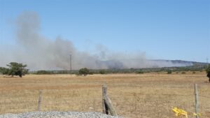 Fire on Melkbos Hill