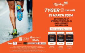 Tyger Run/Walk-padwedloop dié jaar nóg groter