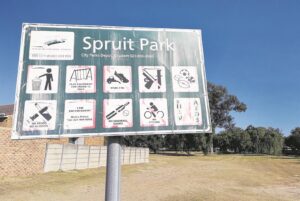 Parkering in park met toestemming