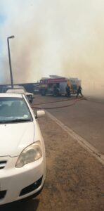 Asbestos catches fire in Brackenfell