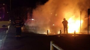 Brandstigting vermoed ná motor in Boston uitbrand