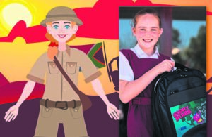 Xia en haar storie skitter in skryfkompetisie