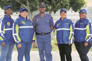 Community in Blue members in Kuils River receives uniforms
