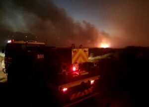 Parklands fire rages on