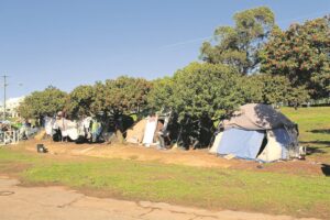 Residents fed-up with vagrants