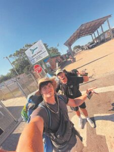 Cousins brave 12 days, 60 lifts to Mozambique