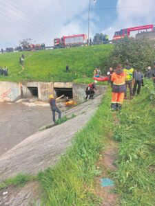 Three rescued from Parow canal after heavy rains cause it to overflow