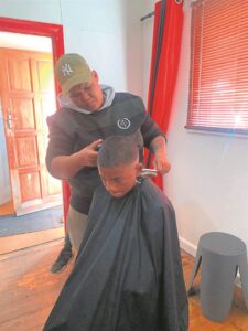 Free haircut event in Ruyterwacht supports youth ahead of new term