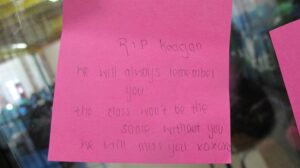 Learner shot at the “pitch”