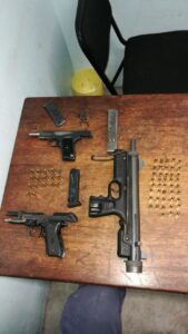 Three arrested for illegal possession of firearms and ammunition