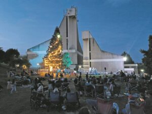 Kersboom- en liedere verlig Welgemoed