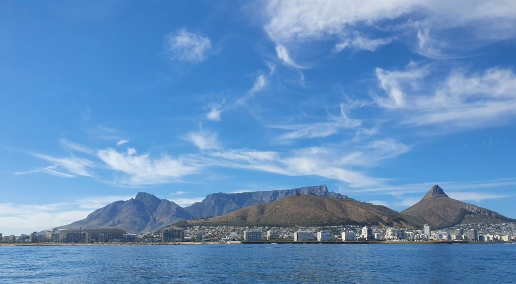 Photo of Cape Town from sea