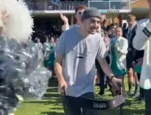 WATCH | Inspiring video shows school cheering on former learner amid brain cancer battle
