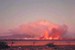 Table View fire creates panic