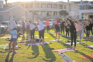 Yoga on the beach where you ‘don’t have to be able to touch your toes’