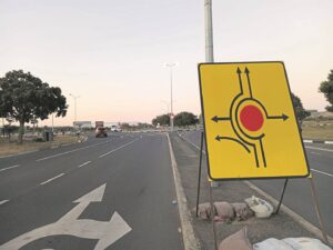 Night roadworks are underway along Jakes Gerwel Drive