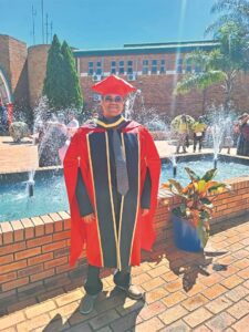 Police officer stationed in Plattekloof obtains PhD