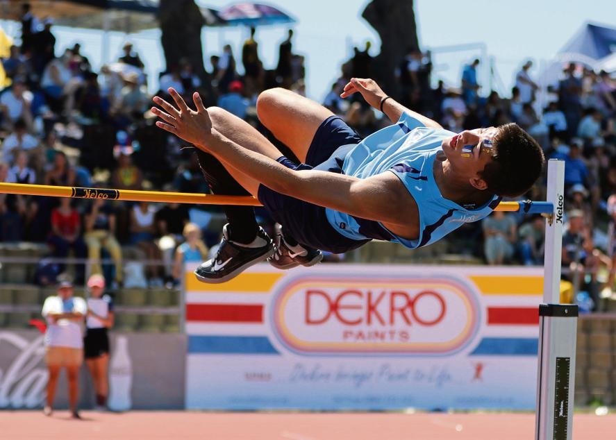 Logan von Wielligh wen die hoogspring vir seuns o.