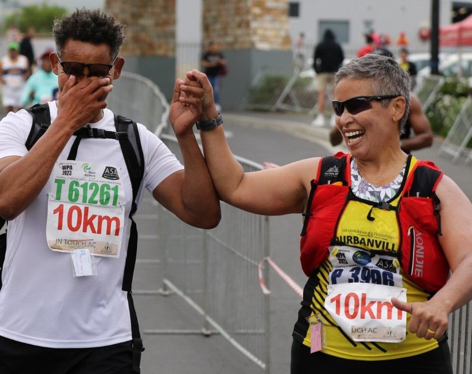 It was an emotional moment for Leon Klein finishin