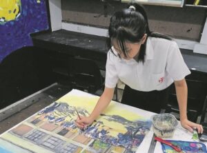 High School student’s painting garners praise on social media
