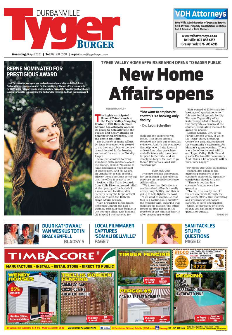 Tyger Burger Durbanville E-edition – 09 April 2025