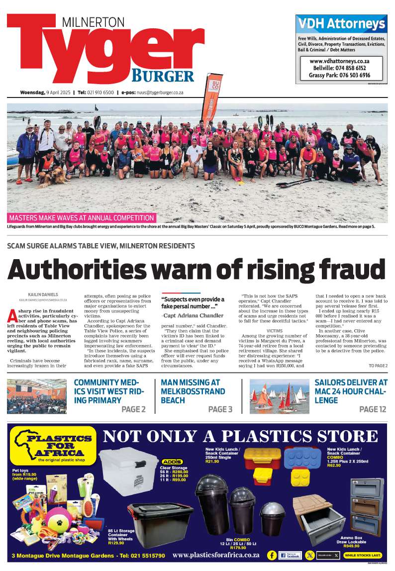 Tyger Burger Milnerton E-edition – 09 April 2025