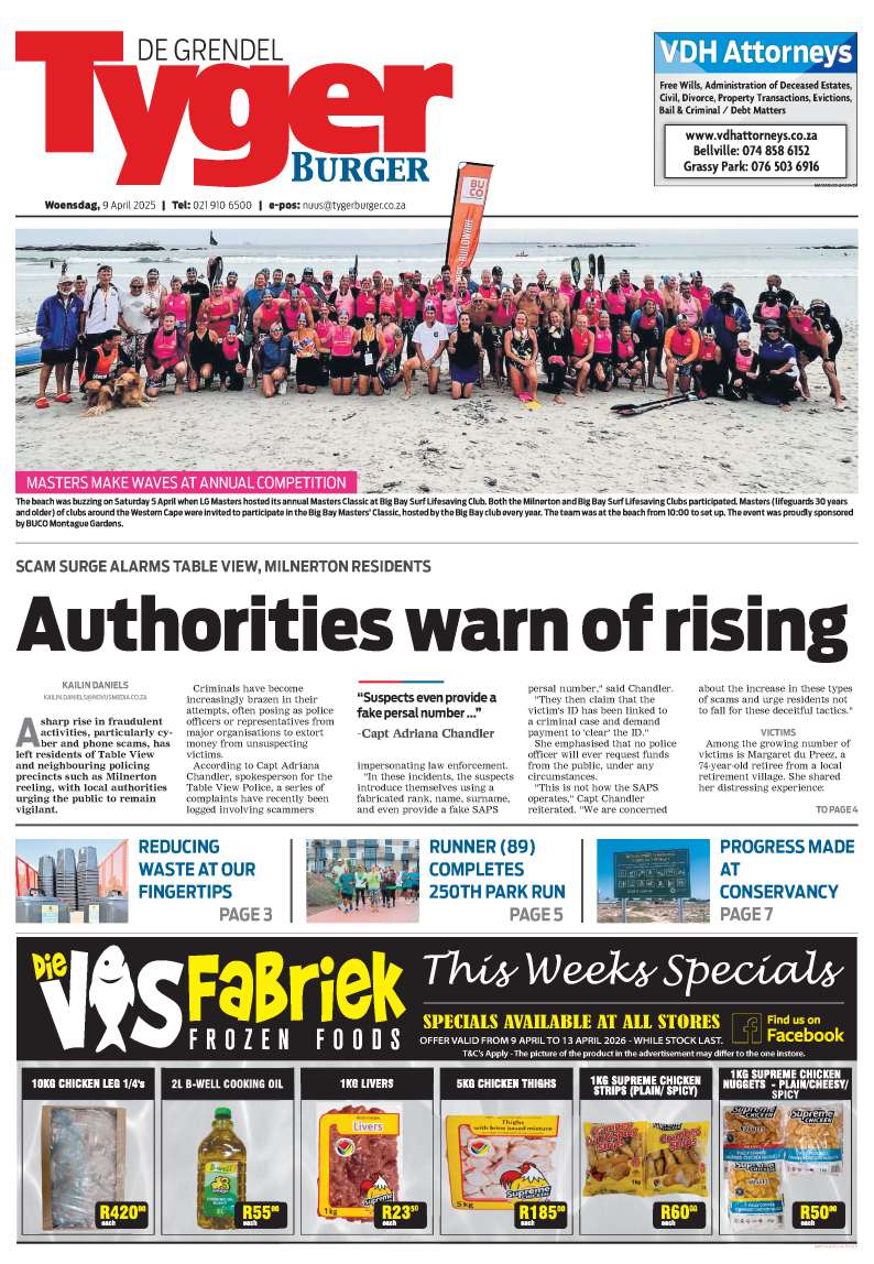 Tyger Burger de Grendel E-edition – 09 April 2025