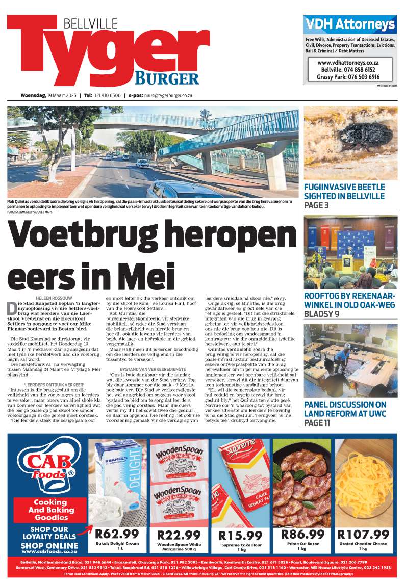 Tyger Burger E-edition – 19 March 2025