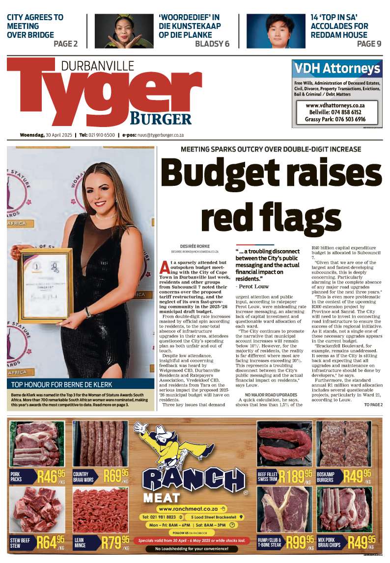 Tyger Burger Durbanville – E-Edition – 30 April 2025