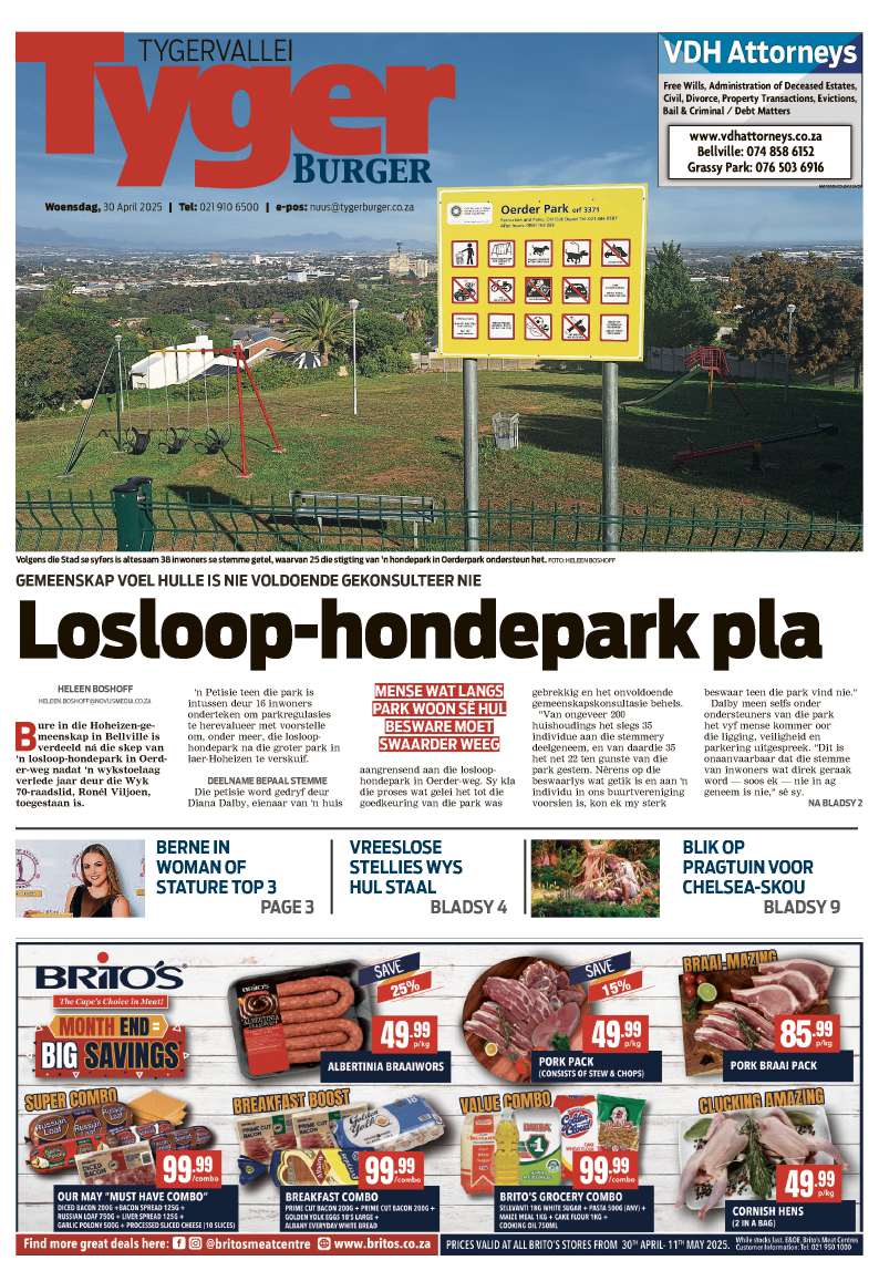Tyger Burger Tygervallei – E-Edition – 30 April 2025