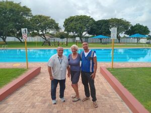 Seniors learn to swim at Parow North pool in inspiring programme