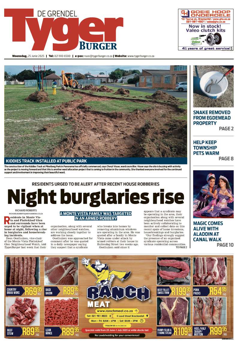 TygerBurger De Grendel E-Edition 25 June 2025