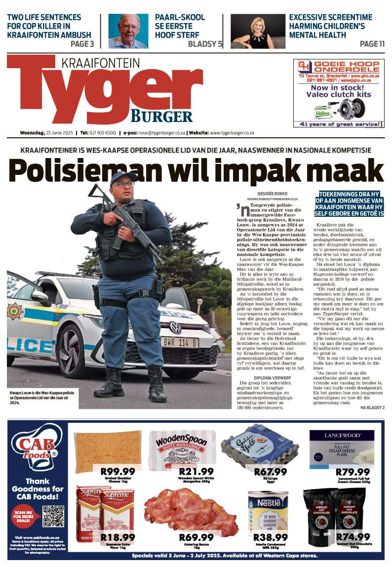 TygerBurger Kraaifontein E-Edition 25 June 2025